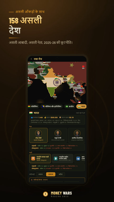 Money Wars — 160 असली देश